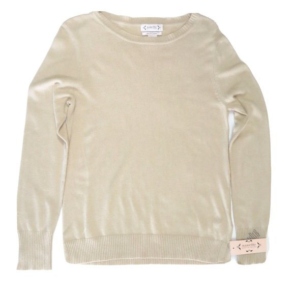 Nanette Lepore Sweaters - Nanette Lepore Women's Sweater Size M 100% 2 Ply Cashmere Oatmeal Beige